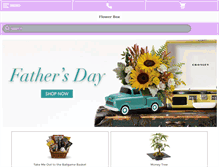 Tablet Screenshot of flowerboxminot.com